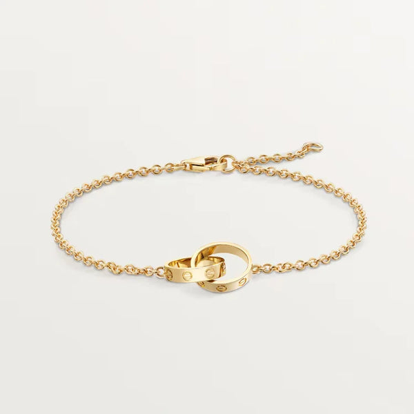 Bracelet from the LOVE collection, on a chain