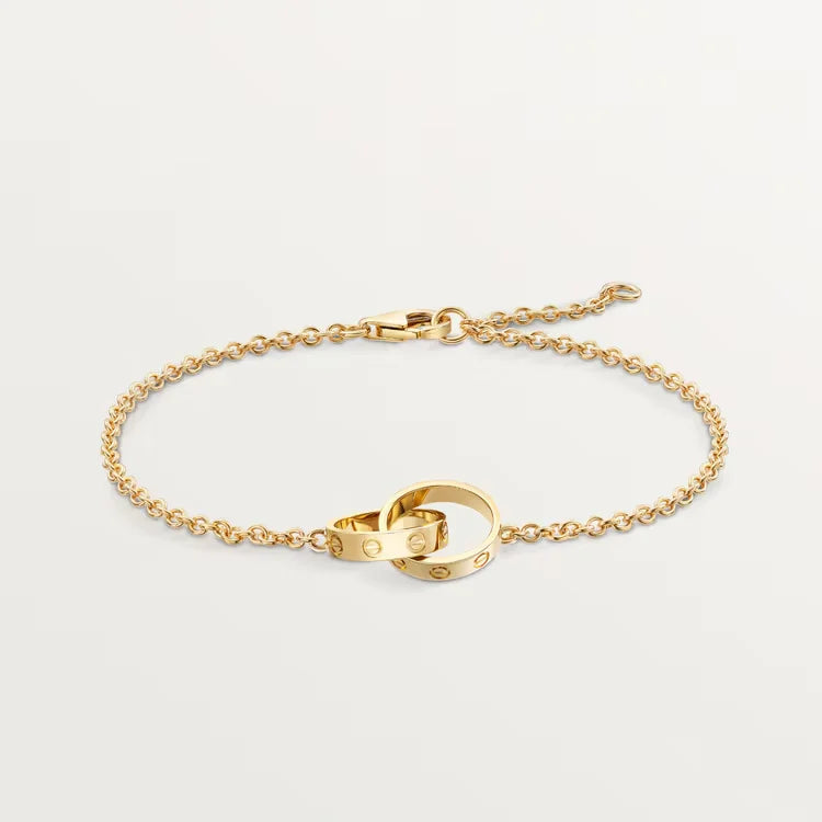 Bracelet from the LOVE collection, on a chain