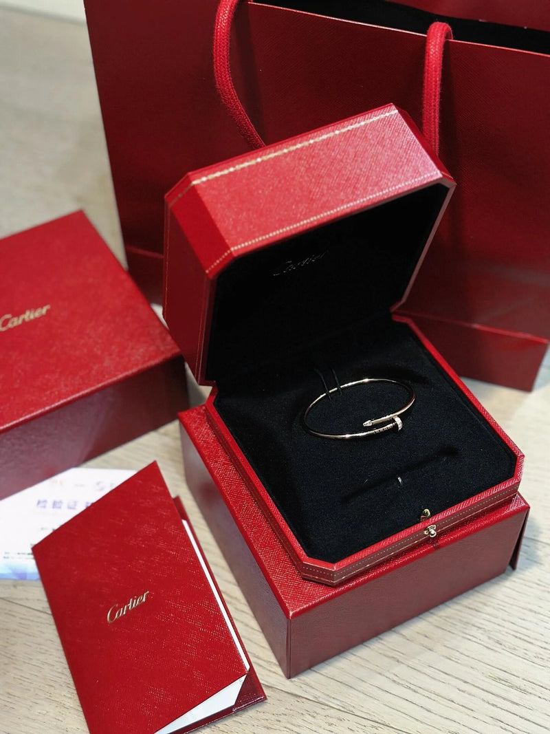 Juste Un Clou Small Partially Paved Bracelet