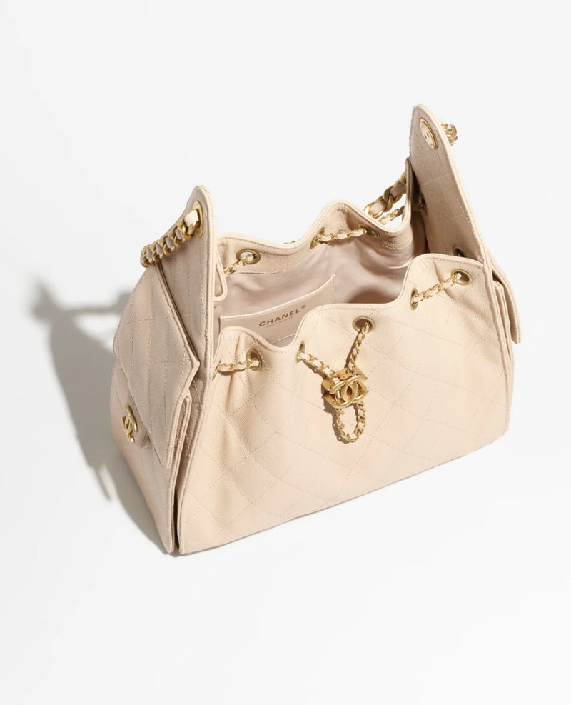 -Coco 25 Small Handbag Beige (TRENDY)