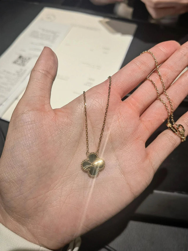 Vintage Alhambra Necklace in Luxury Gold Design