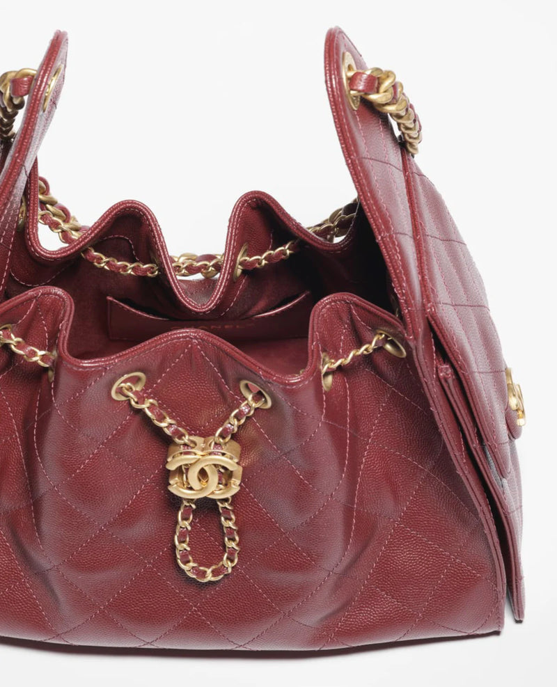 -Coco 25 Small Handbag Burgundy (TRENDY)
