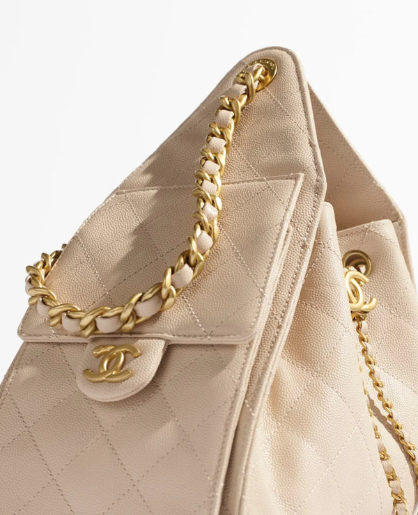 -Coco 25 Small Handbag Beige (TRENDY)