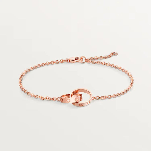 Bracelet from the LOVE collection, on a chain