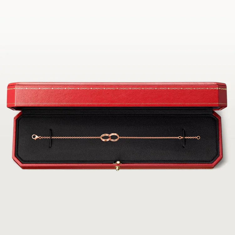 Bracelet from the LOVE collection, on a chain