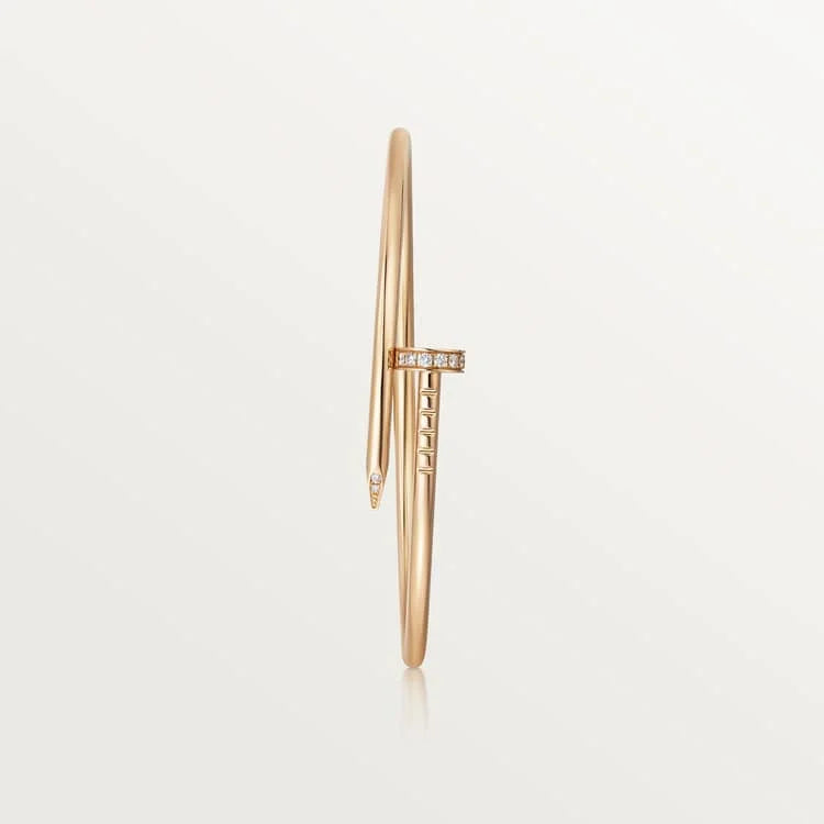 Juste Un Clou Small Partially Paved Bracelet