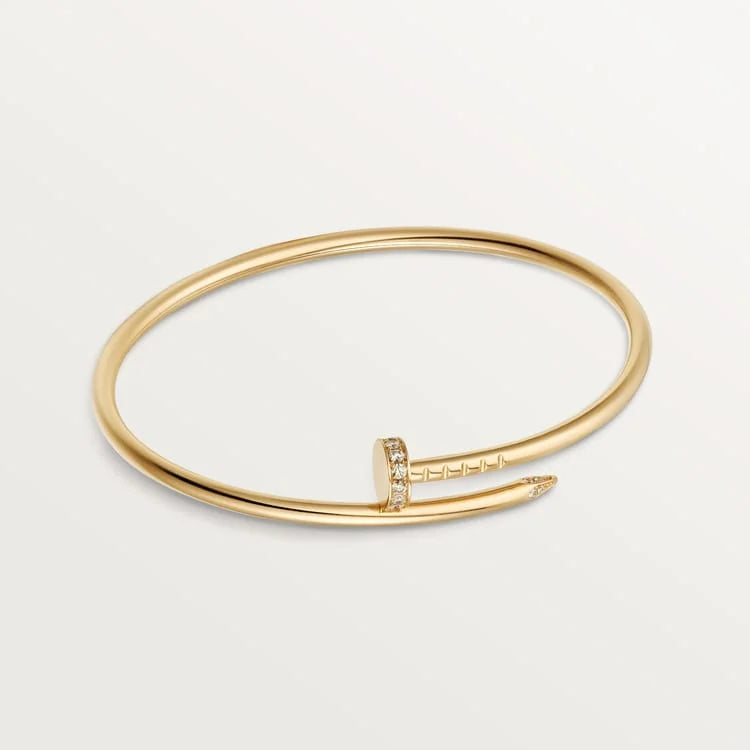 Juste Un Clou Small Partially Paved Bracelet