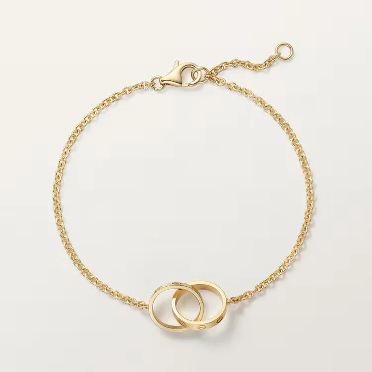 Bracelet from the LOVE collection, on a chain