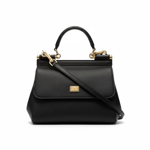 - Sicily Luxe Handbag Polished Calfskin